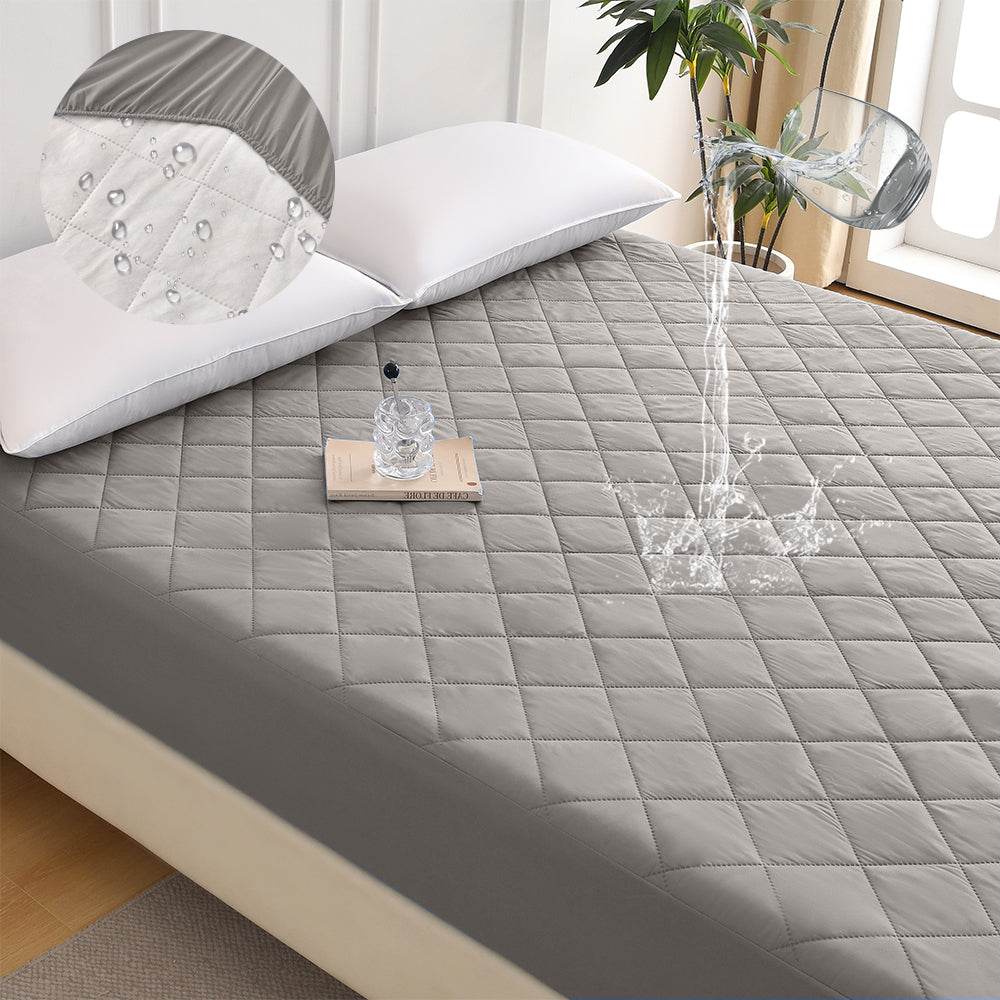Ultrasonic Waterproof Cotton Mattress Protector Queen - Sleep Galleria