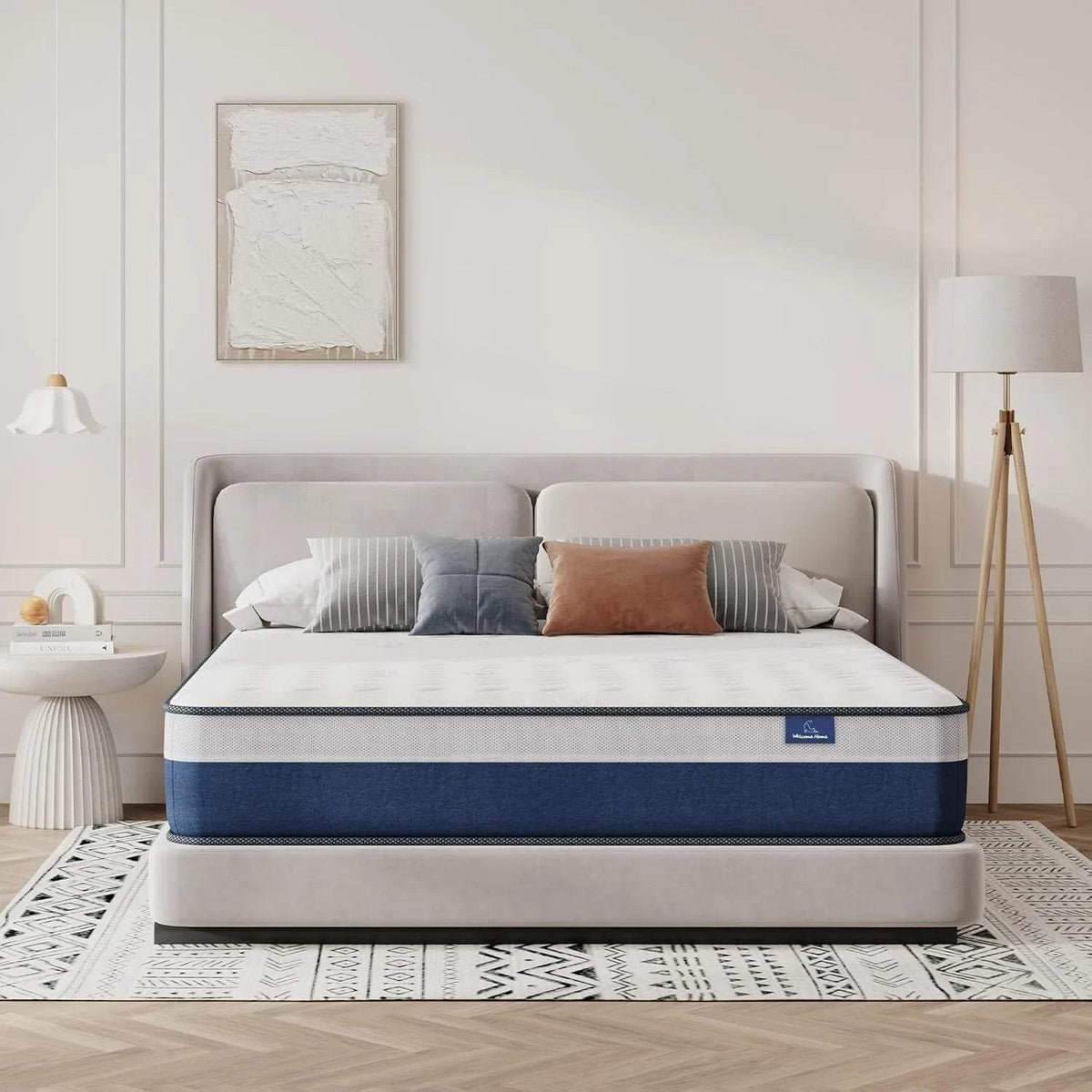 Medium Firm 10-Inch Lavender Memory Foam Hybrid Mattress - Sleep Galleria