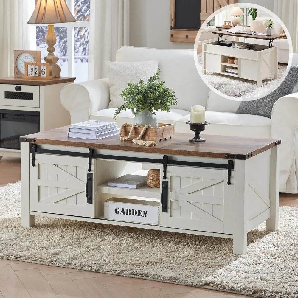 Farmhouse Lift-Top Coffee Table - Sleep Galleria