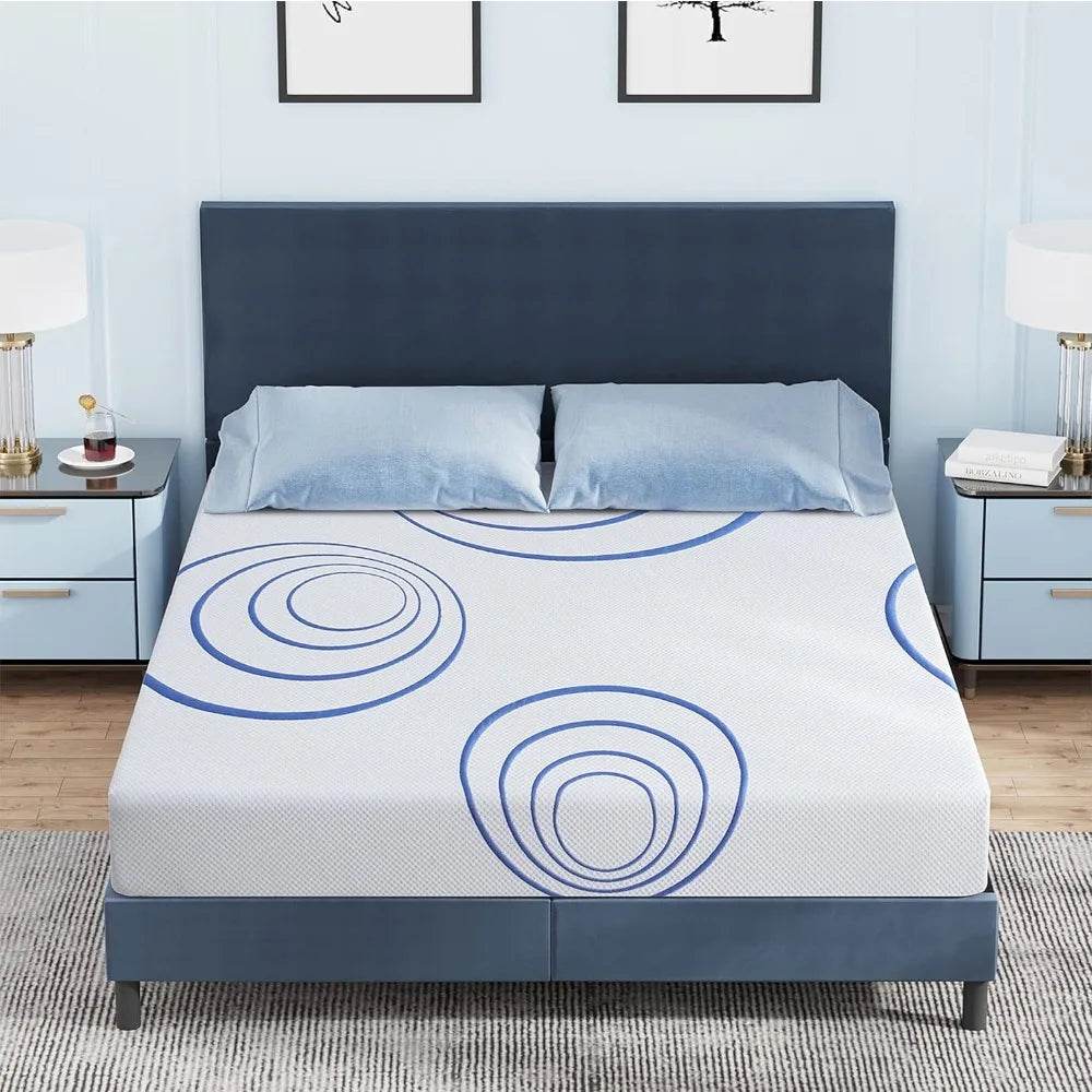 Medium Charcoal Gel Memory Foam Mattress - XMSJ - Sleep Galleria