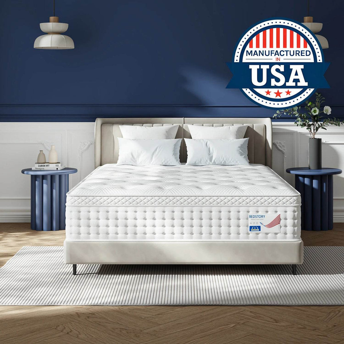 Medium Hybrid Memory Foam Pocket Spring Mattress - BedStory - Sleep Galleria