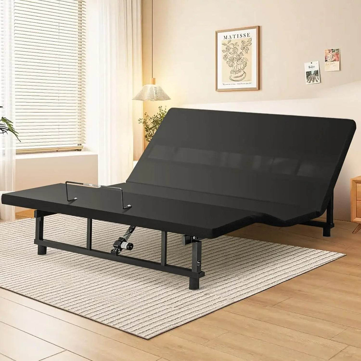 Adjustable Metal Bed Frame with Wireless Remote Control - XMSJ - Sleep Galleria