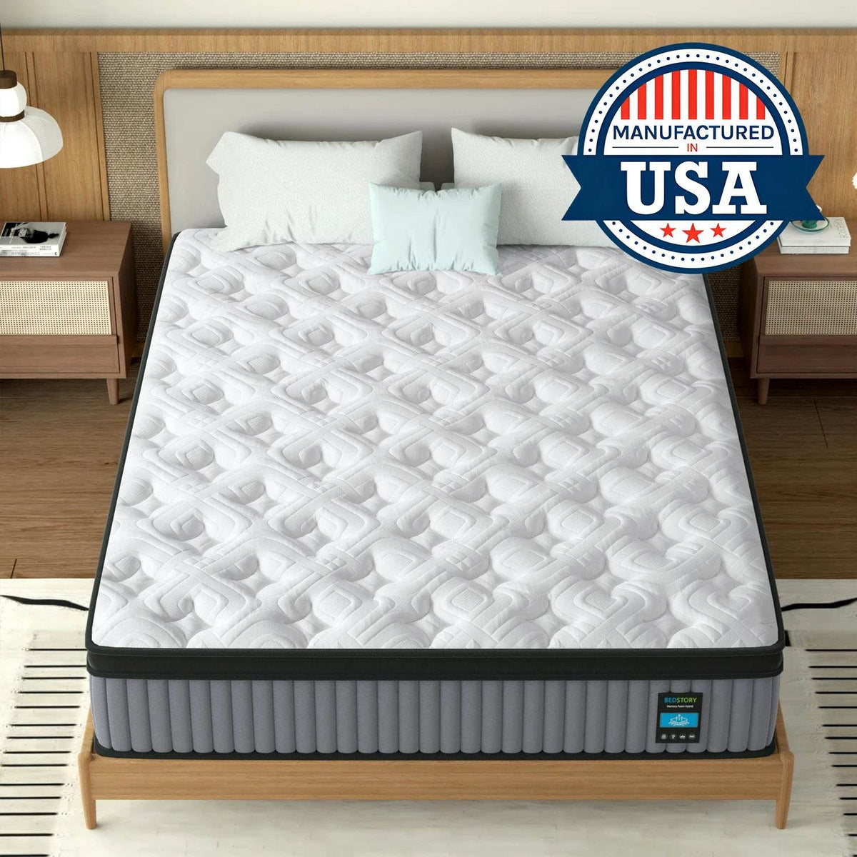 Medium Cooling Hybrid Memory Foam Mattress - Sleep Galleria