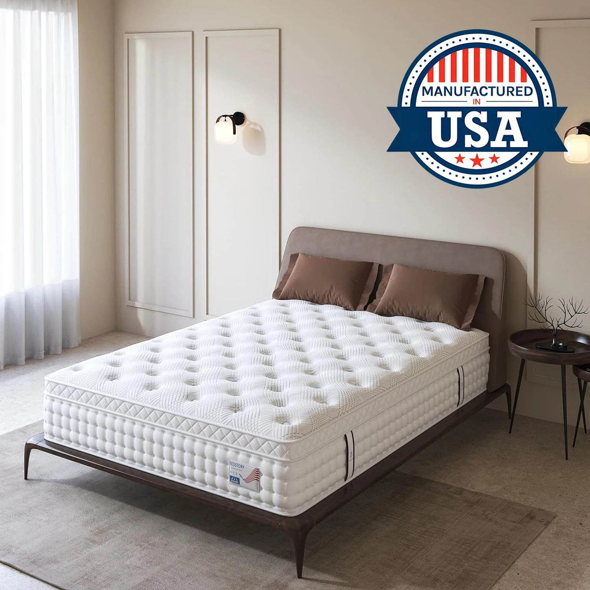 Medium Hybrid Memory Foam Pocket Spring Mattress - BedStory - Sleep Galleria