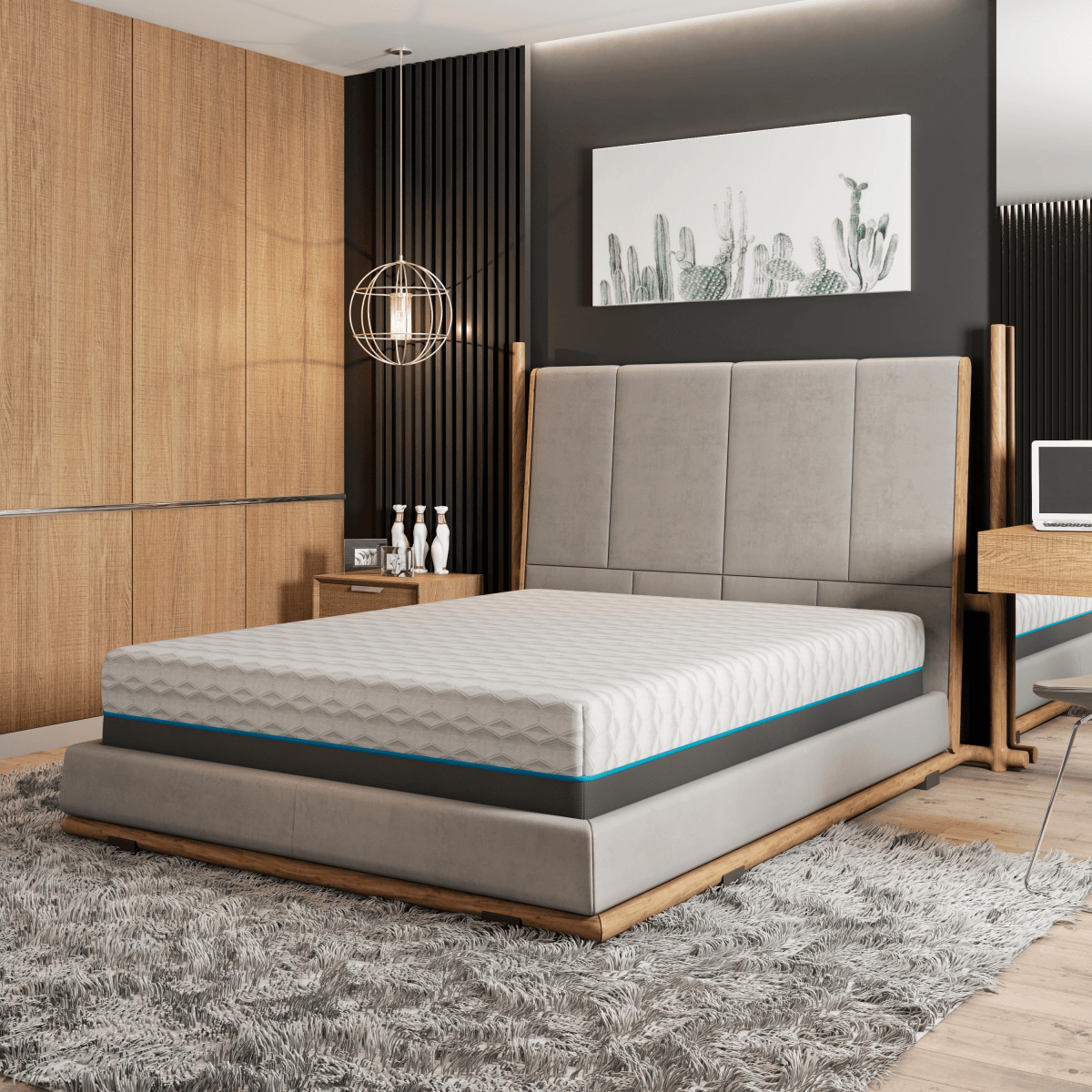 Soft 12-Inch Cooling Memory Foam Plush Mattress - Sleep Galleria