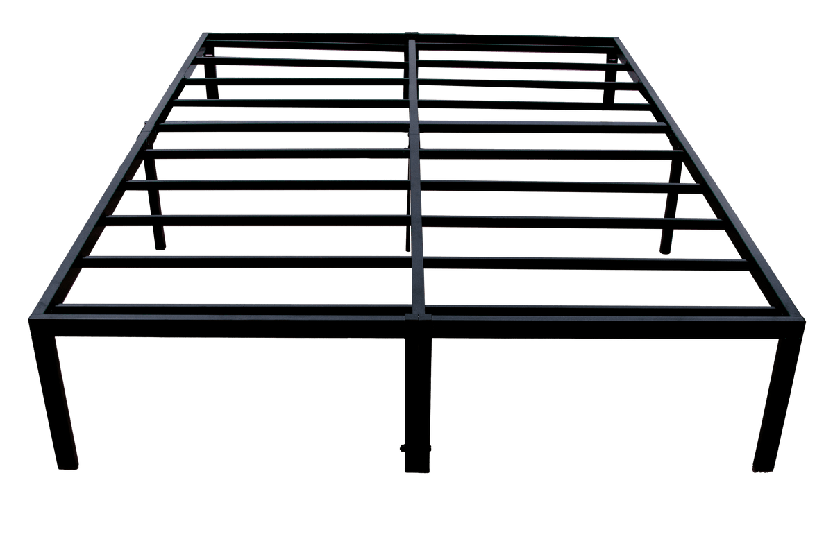 Heavy-Duty Modern Steel Platform Foundation Bed Frame