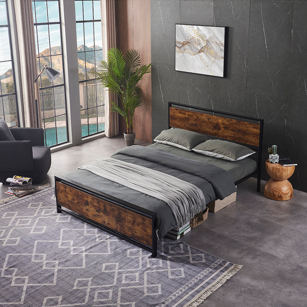 Twin Sturdy Metal Platform Bed Frame