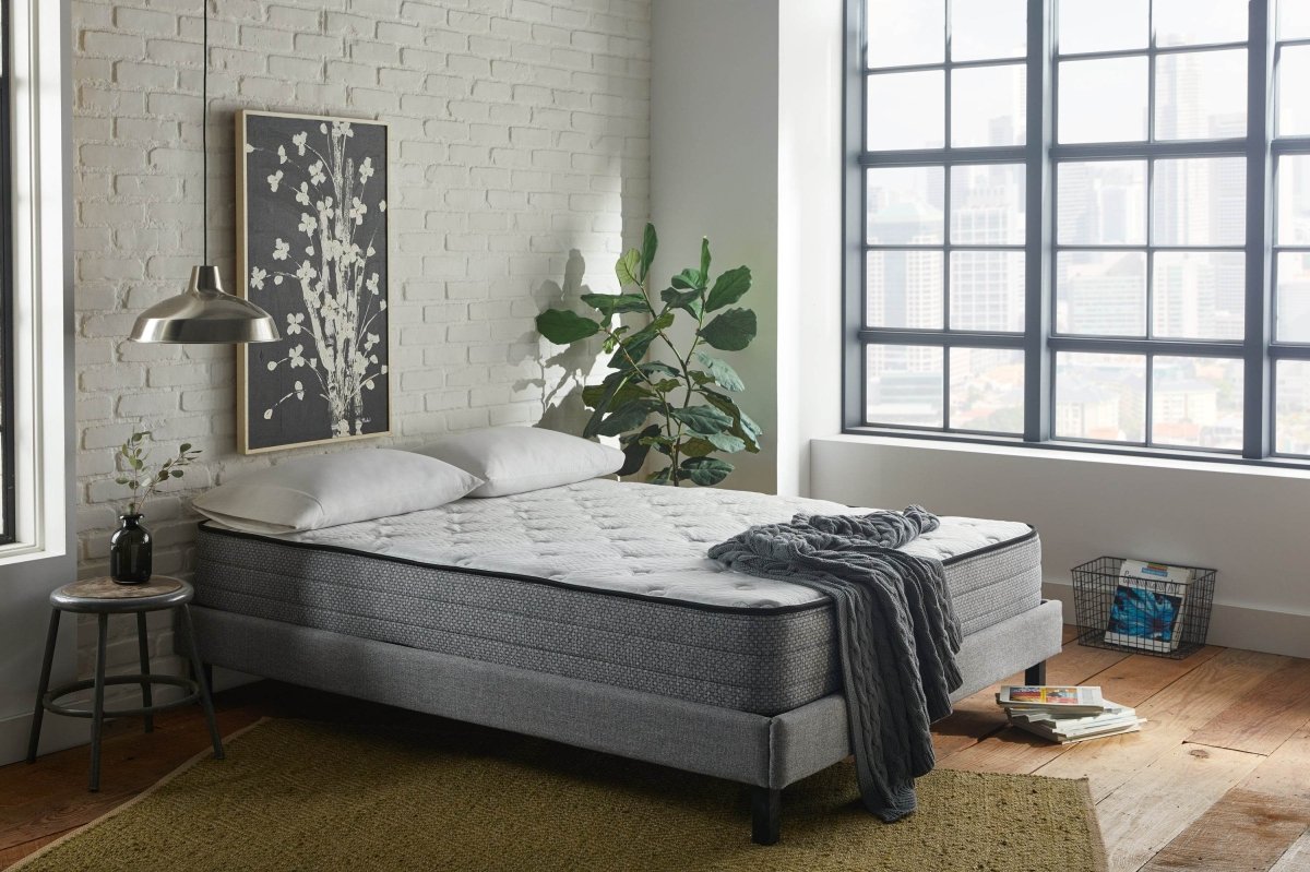 Medium 10 - Inch Gel Memory Foam Pocketed Coil Mattress - Corsicana - Sleep Galleria