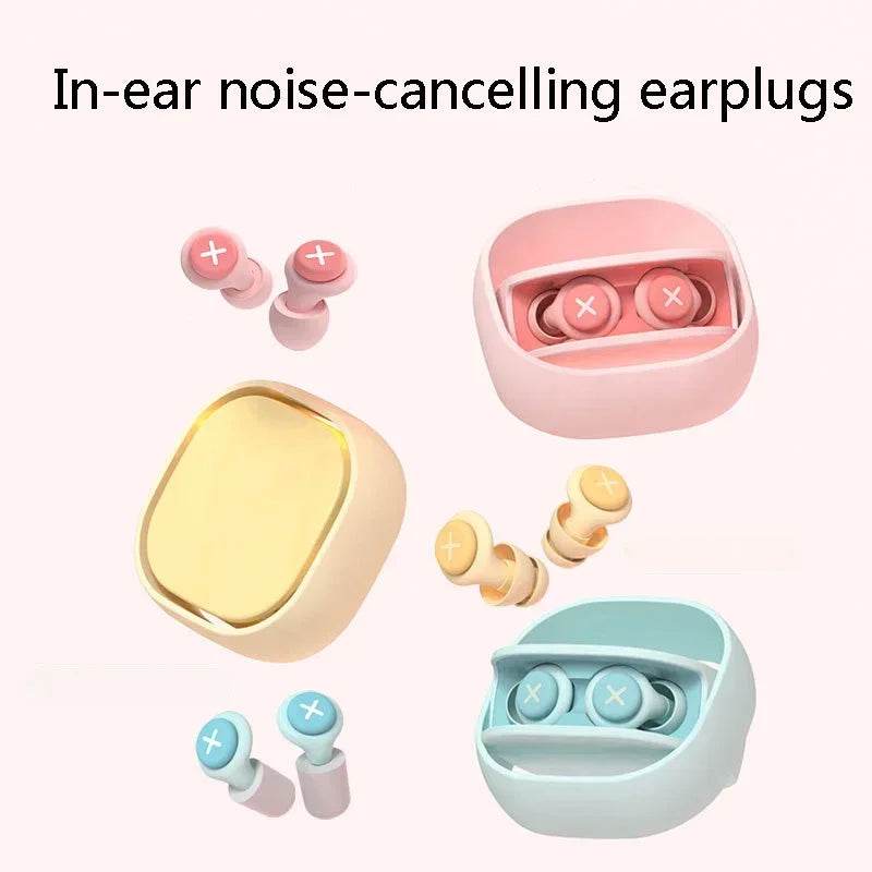 Pair Of Soft Silicone Noise Reduction Sleep Earplugs - EOENKK - Sleep Galleria