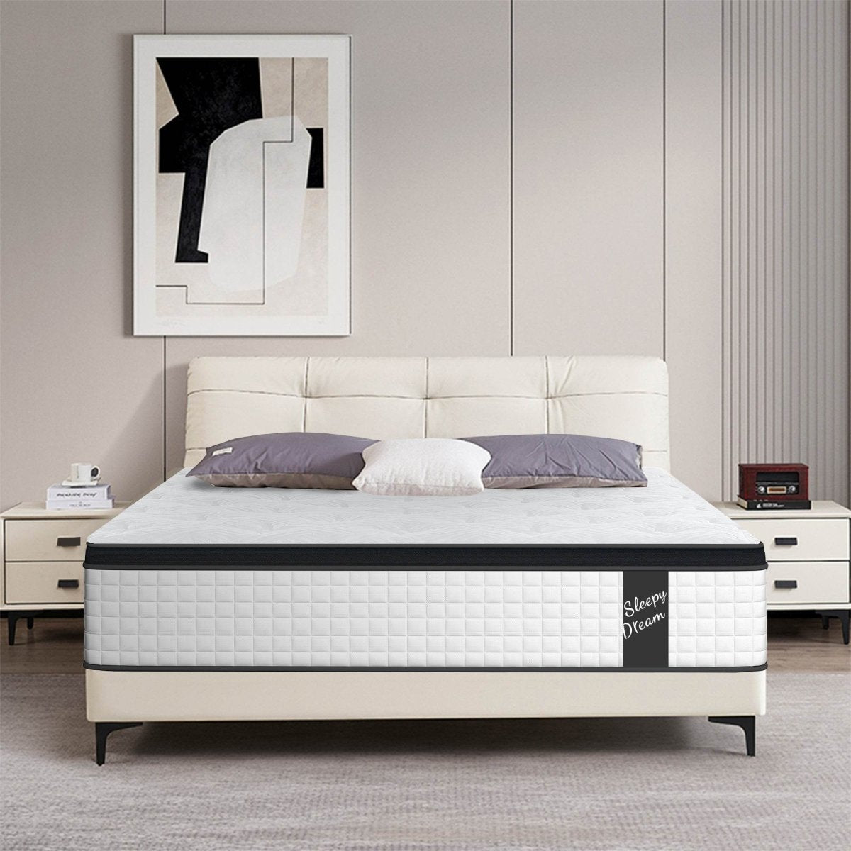Medium Hybrid 12-Inch Memory Foam Pocket Spring Mattress - Sleep Galleria