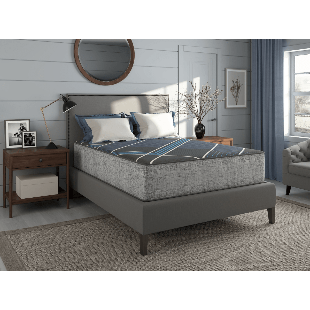 13 - Inch Firm Hybrid Cooling Gel Memory Foam Mattress - Restonic - Sleep Galleria
