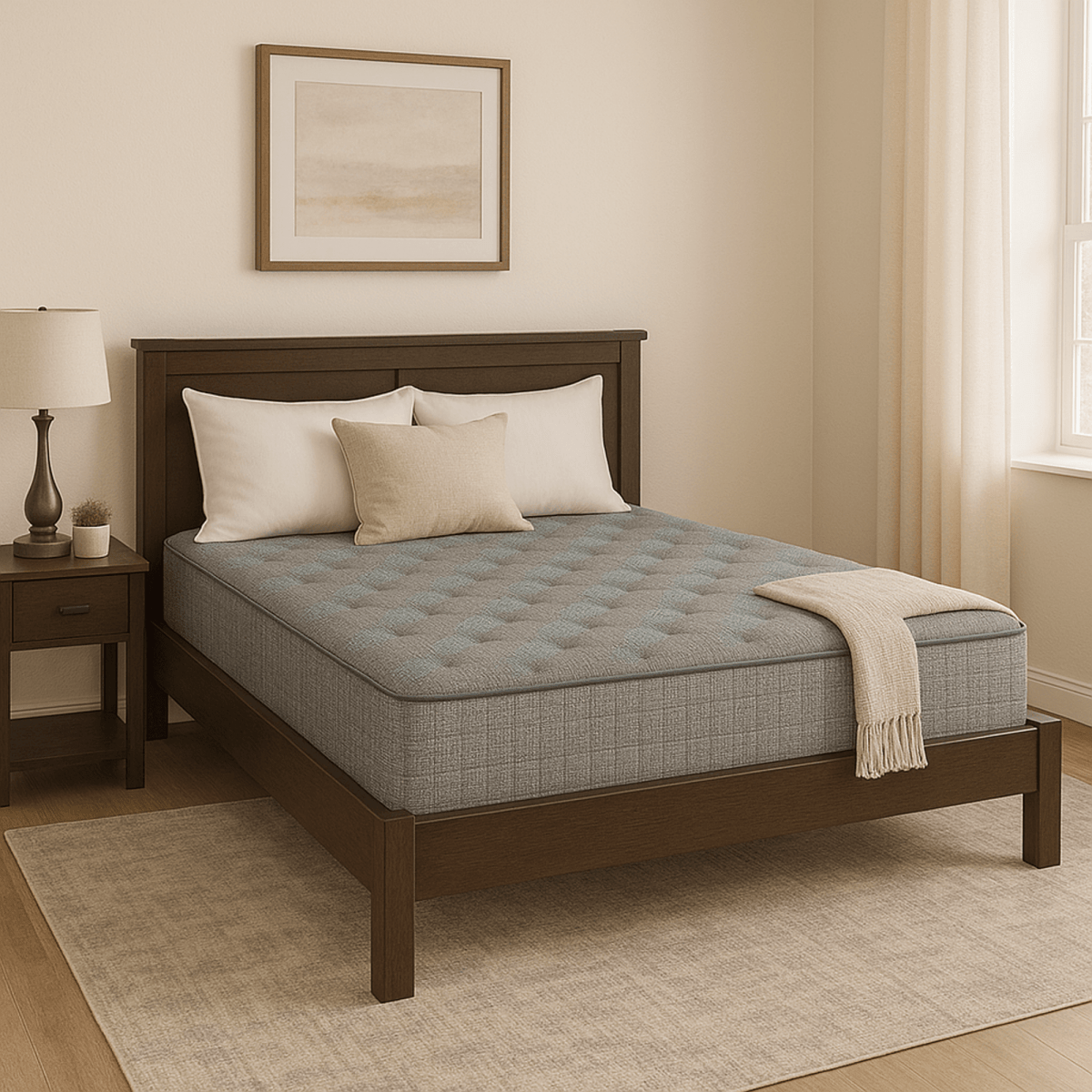 Medium 9-Inch Two-Sided Foam Core Mattress - Sleep Galleria