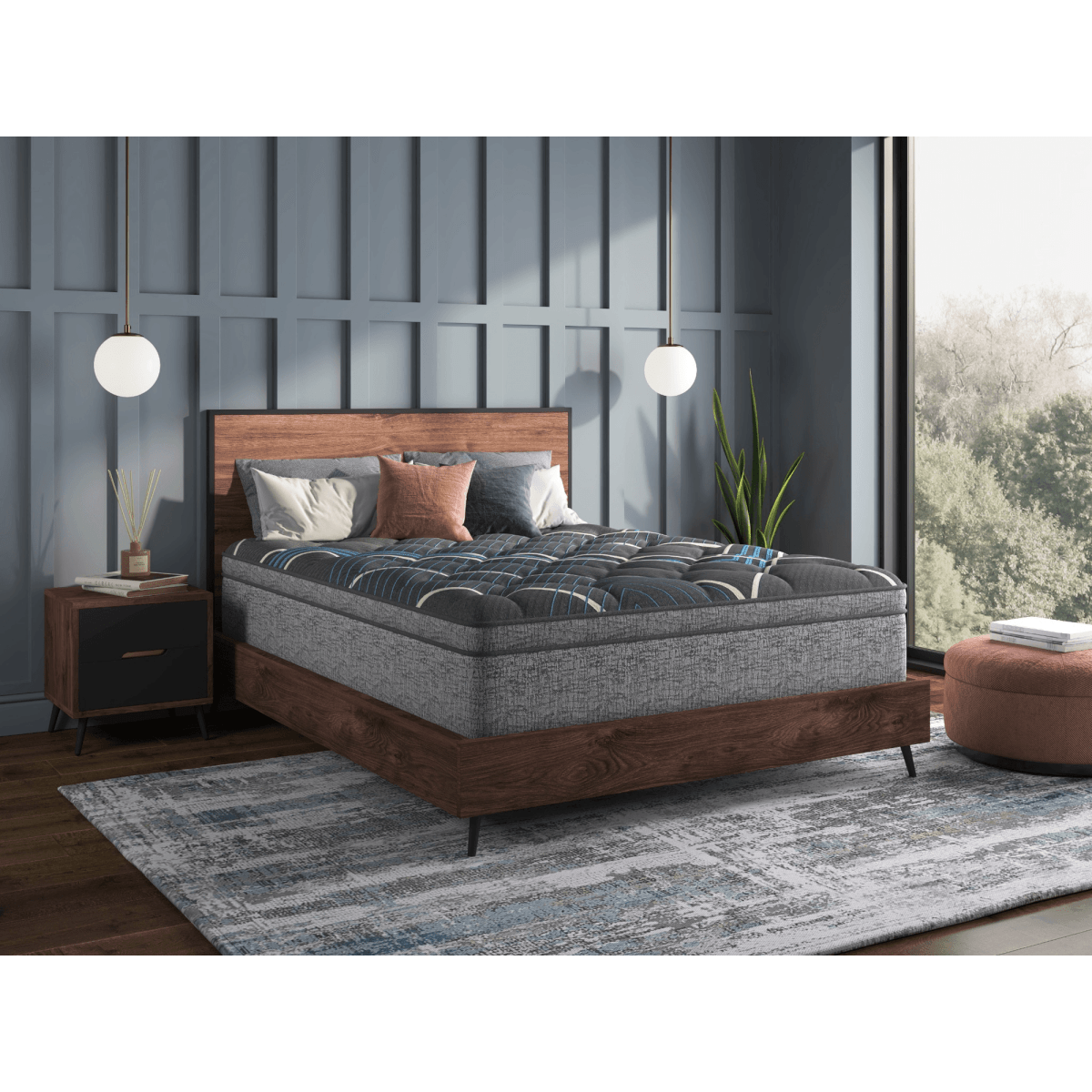 Soft 15 - Inch Plush Euro Top Hybrid Mattress - Restonic - Sleep Galleria