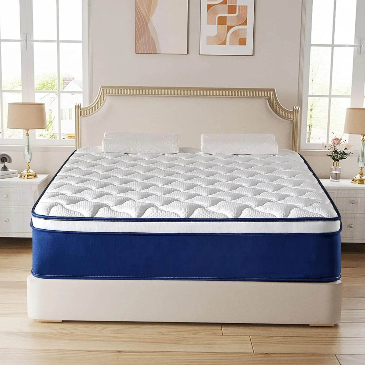 Medium Gel Memory Foam Hybrid Mattress With Pocket Springs - Serenova - Sleep Galleria