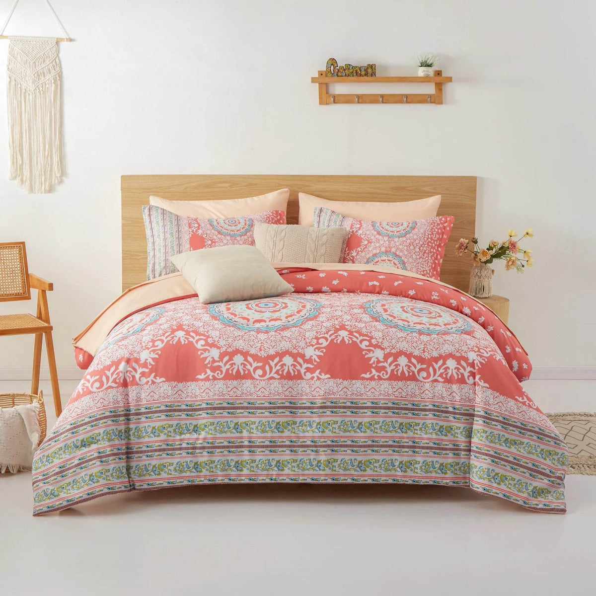 Boho Print Microfiber Comforter Set - Sleep Galleria
