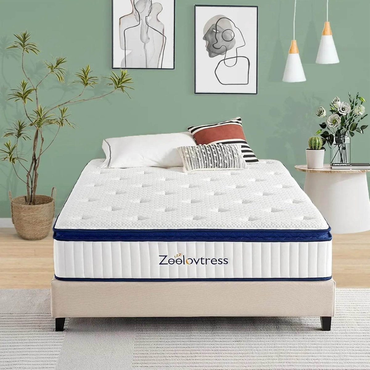 Gel-Infused Hybrid Memory Foam Mattress - Sleep Galleria