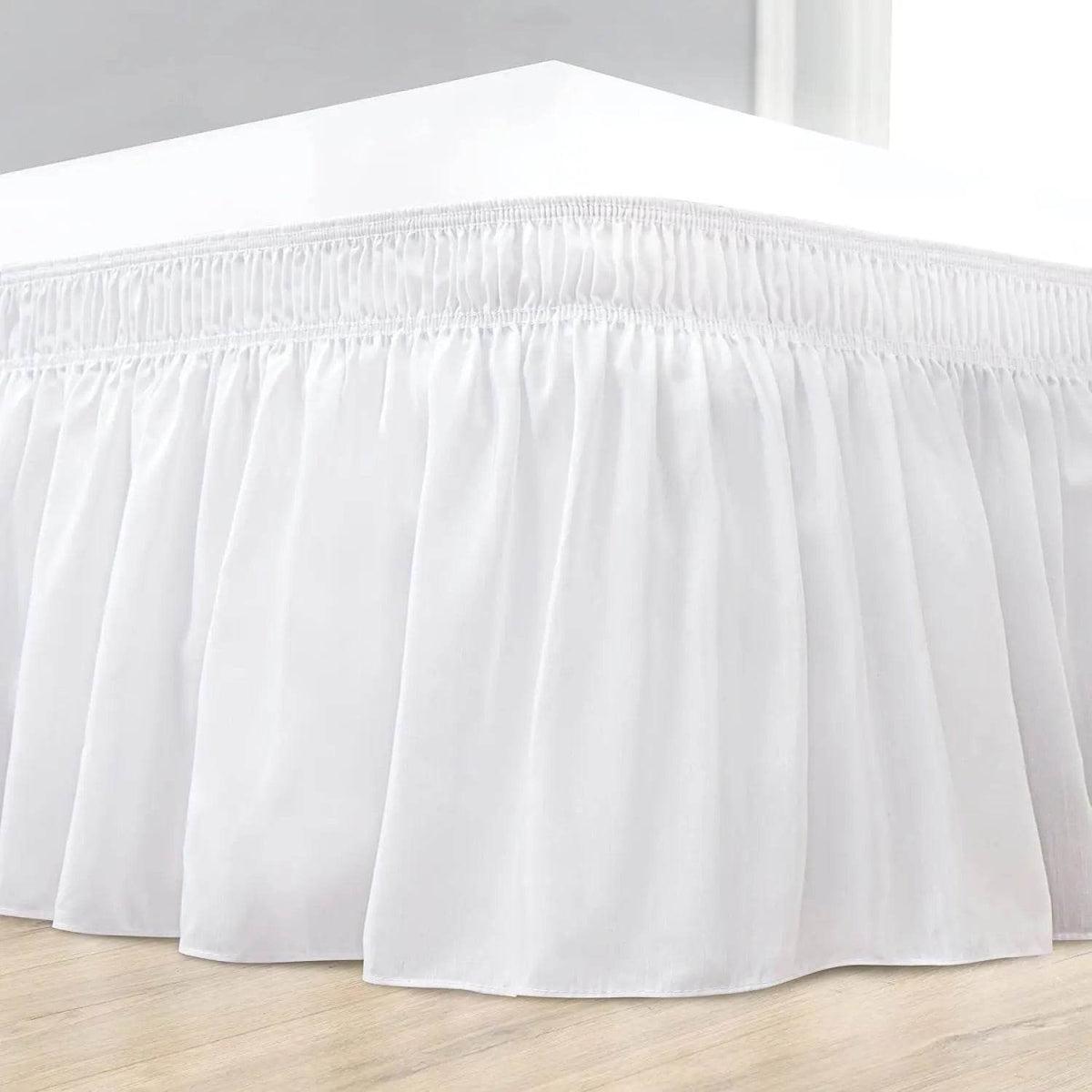 Fade - Resistant Microfiber Polyester Bed Skirt With Elastic - Veluna - Sleep Galleria