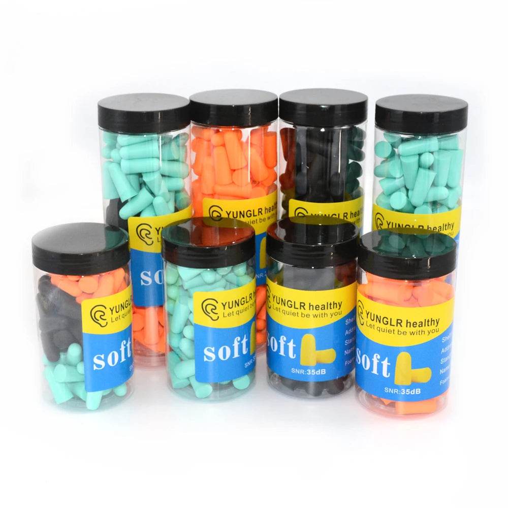 Pack Of 30 Soft Foam Noise Reduction Earplugs - YUNGLR - Sleep Galleria