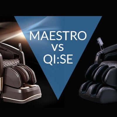 Massage Chair Comparison:  Cozzia Qi SE vs. Osaki OS Pro Maestro | Sleep Galleria