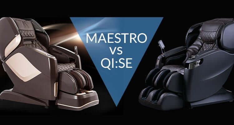 Massage Chair Comparison:  Cozzia Qi SE vs. Osaki OS Pro Maestro | Sleep Galleria