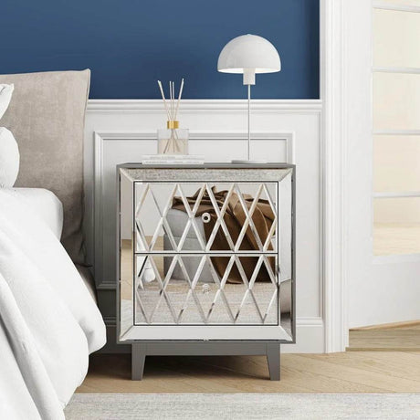 Glass Modern Nightstands - Sleep Galleria
