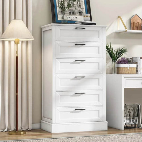 Six-Drawer Tall Dressers - Sleep Galleria