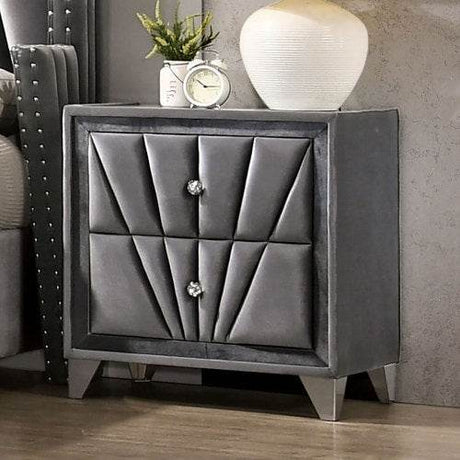 Upholstered Drawer Nightstands - Sleep Galleria
