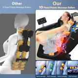 Relax Rejuvenate Zero Gravity Massage Chair Full Body Recliner Air Pressure, Bluetooth, Heat, and Foot Massage Black