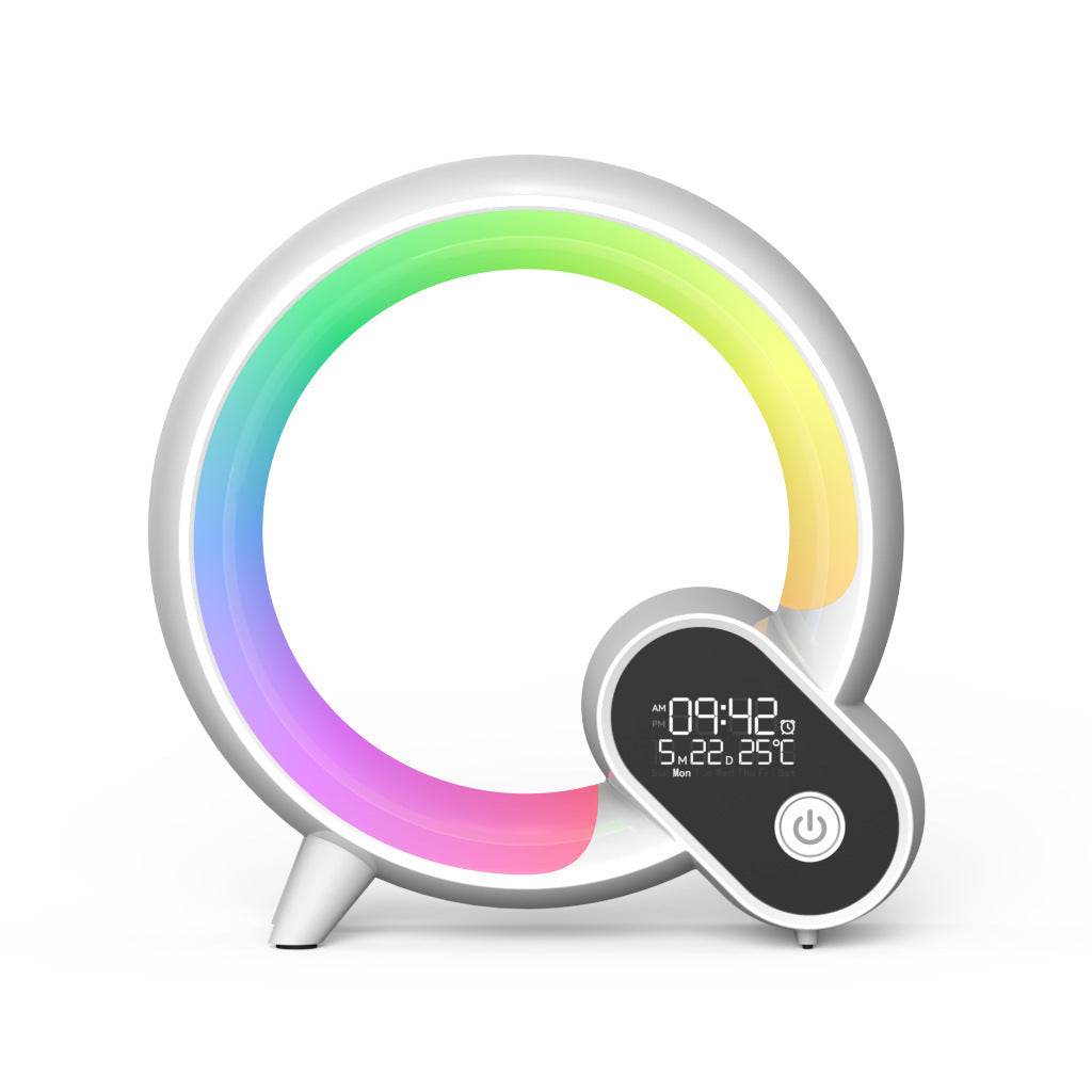 Smart Light Bluetooth Alarm Clock With Colorful Atmosphere Lighting - Sleep Galleria