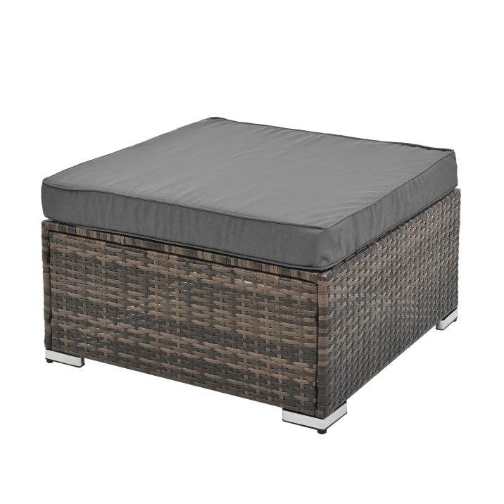 4-Piece Brown PE Rattan Outdoor Patio Furniture Set - Sleep Galleria