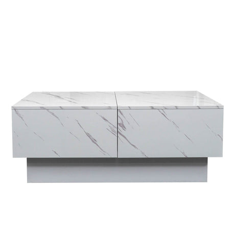 Extendable Sliding Top Coffee Table With Hidden Storage - Sleep Galleria