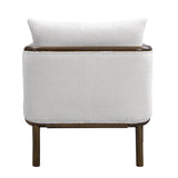 Set of 2 Sherpa Fabric Upholstered Accent Chairs - Sleep Galleria