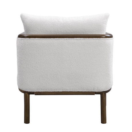 Set of 2 Sherpa Fabric Upholstered Accent Chairs - Sleep Galleria