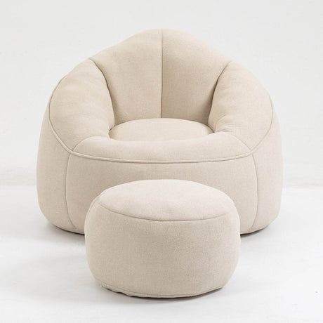 Microfiber Foam Filled Bedding Bean Bag Chair - Calmora - Sleep Galleria