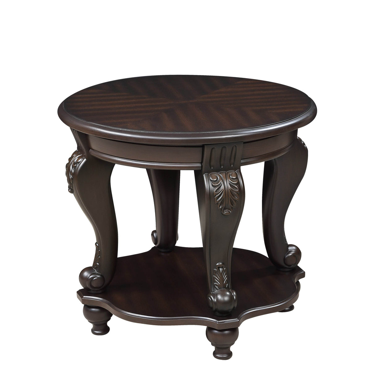 3-Piece Espresso Rubber Wood Coffee Table Set - Sleep Galleria