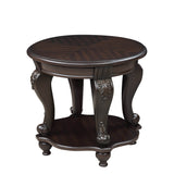 3-Piece Espresso Rubber Wood Coffee Table Set - Sleep Galleria
