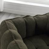 Soft Chenille Bean Bag Chair with Foam - Calmora - Sleep Galleria