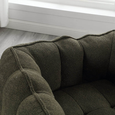 Soft Chenille Bean Bag Chair with Foam - Calmora - Sleep Galleria