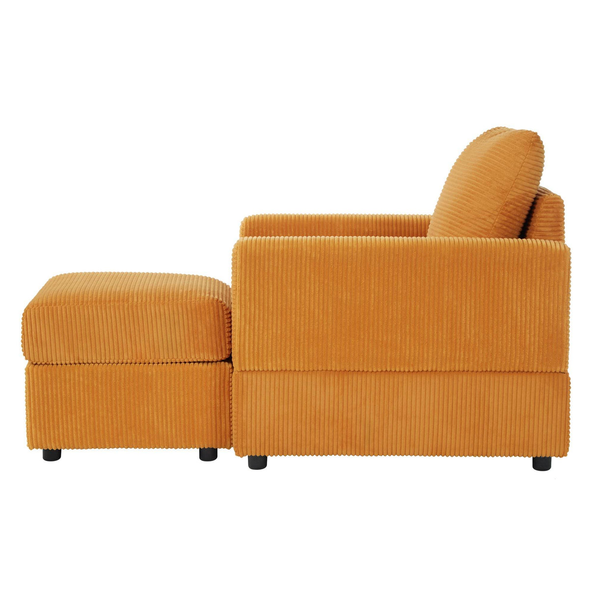 Corduroy Adjustable Chaise Lounge Sofa Chair - Sleep Galleria