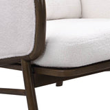 Set of 2 Sherpa Fabric Upholstered Accent Chairs - Sleep Galleria