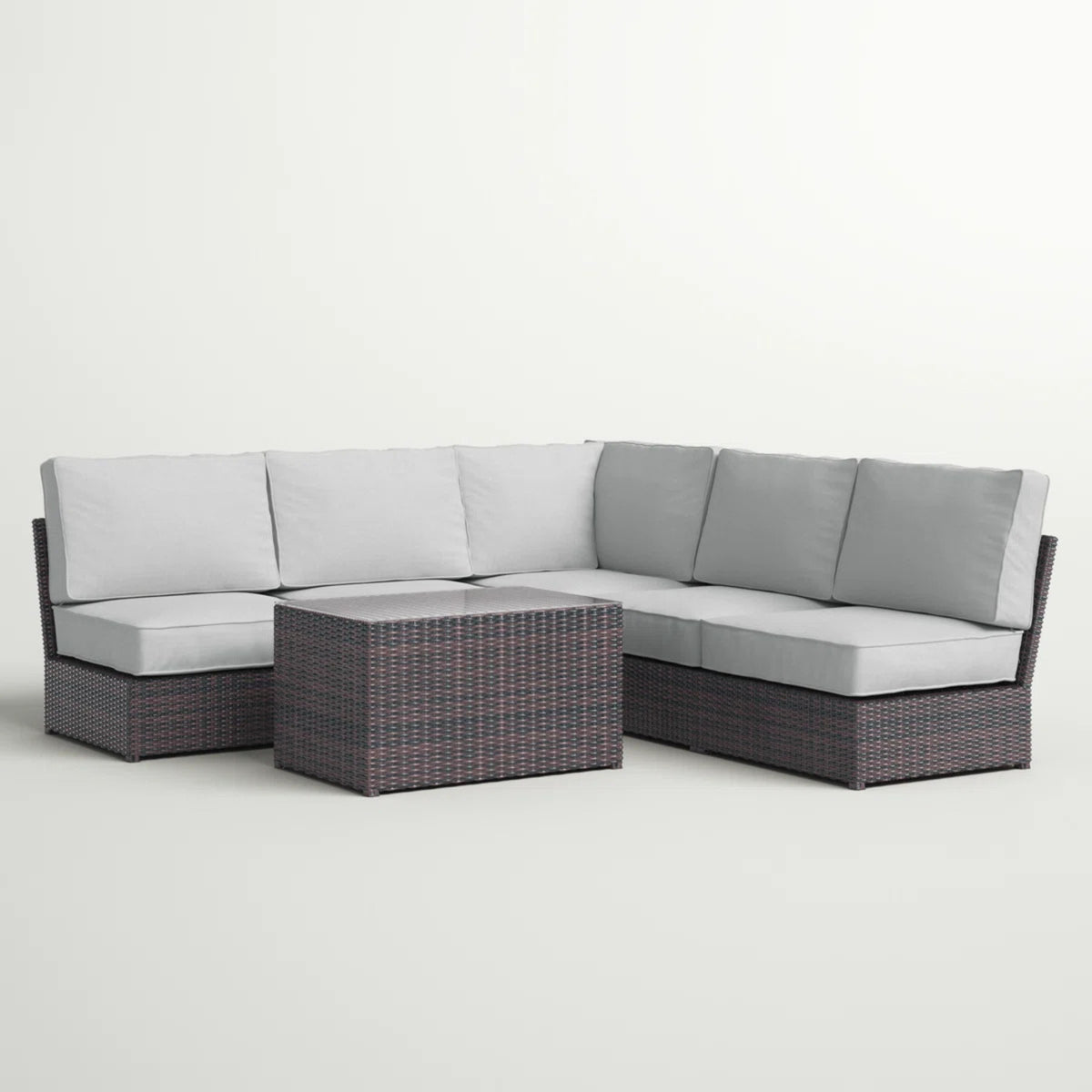 6-Piece Modular Outdoor Seating Group With Cushions