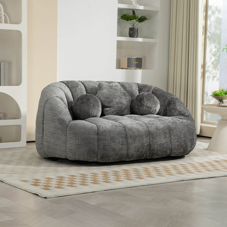 High Density Foam Chenille Bean Bag Lounge Chair - Sleep Galleria