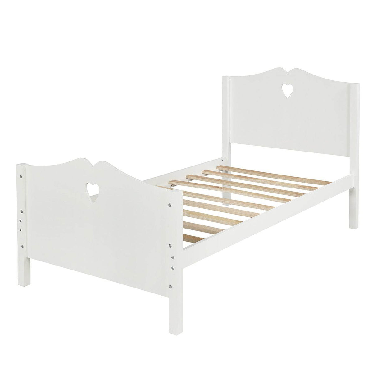 Twin Minimalistic Solid Wood Platform Bed Frame