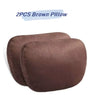 Car Neck Pillow Car Seat Headrest Pillow Auto Memory Cotton Protector Cushion for Universal Car Head Support for Gaming Chair