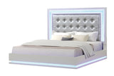 Queen Size Contemporary Wood LED Bed Frame
