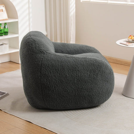 Spacious Memory Foam Teddy Bean Bag Chair - Calmora - Sleep Galleria