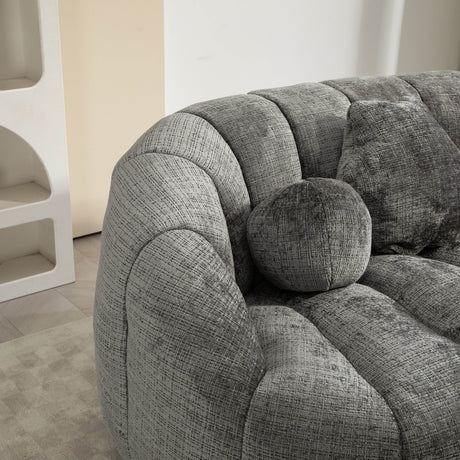 High Density Foam Chenille Bean Bag Lounge Chair - Sleep Galleria
