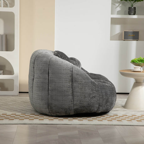 High Density Foam Chenille Bean Bag Lounge Chair - Sleep Galleria