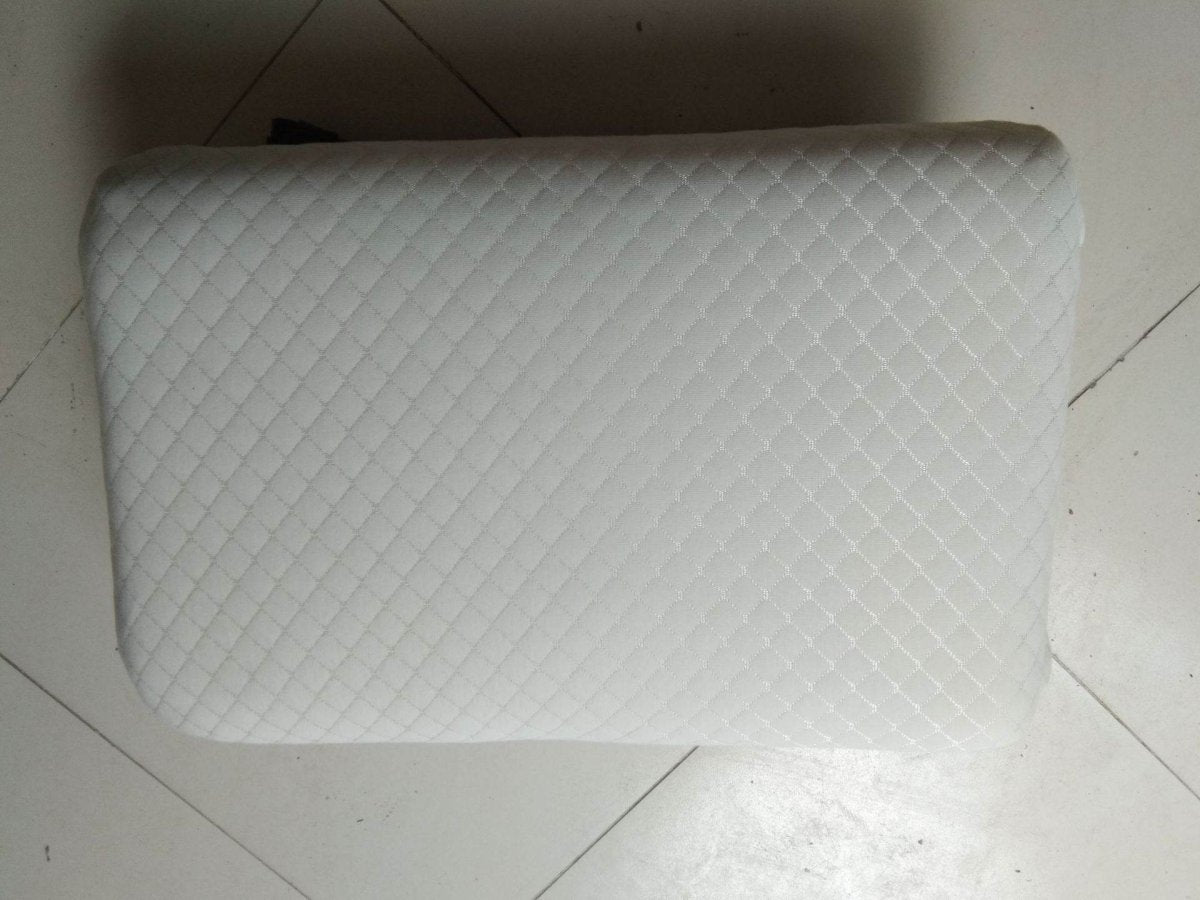 Slow Rebound Memory Foam Cooling Pillow With Cotton Cover - Zenvia - Sleep Galleria
