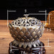 Lotus Brass Aromatherapy Burner With Artistic Trumpet Design - Zenvia - Sleep Galleria